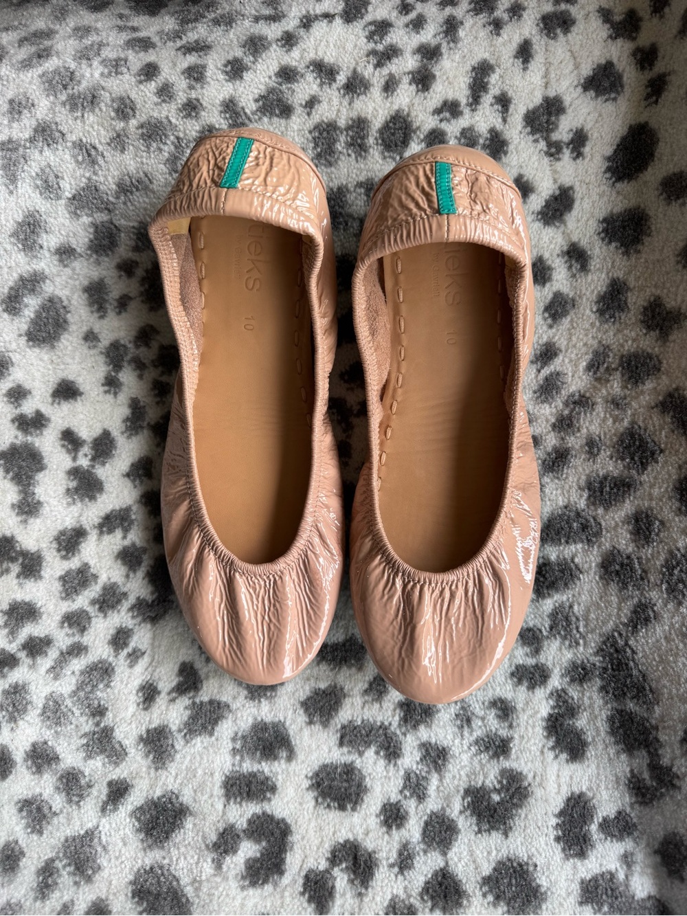 Tieks Women’s Nude Patent Ballet Flats